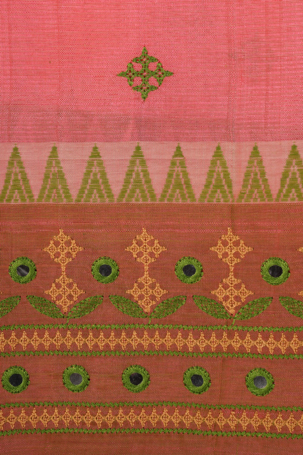 Kasuti Embroidery Mangalgiri Silk Saree