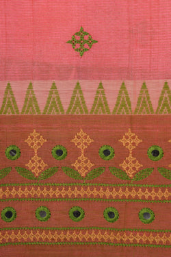 Image of Kasuti Embroidery Mangalgiri Silk Saree