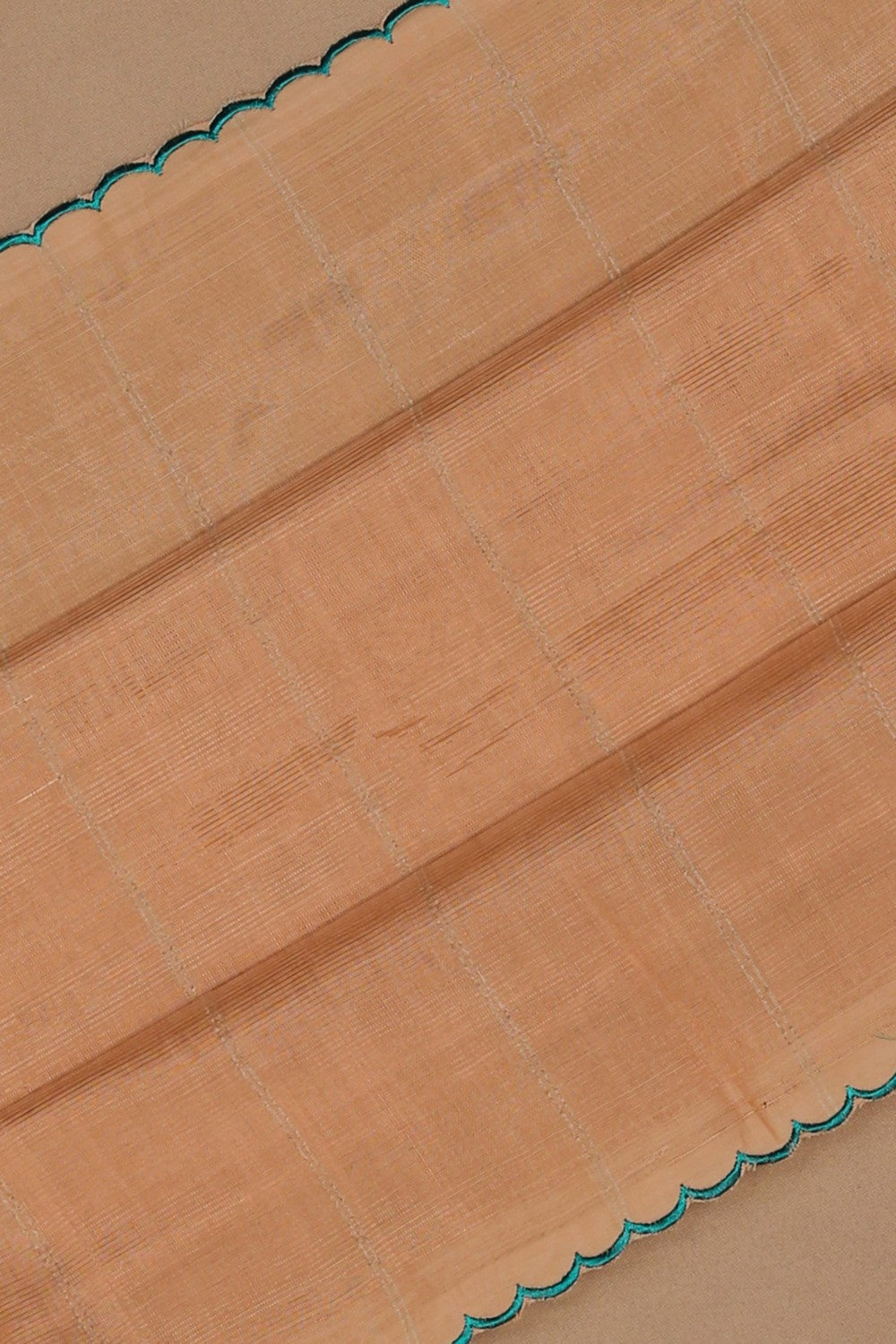 Image of Mangalgiri Silk Beige Saree