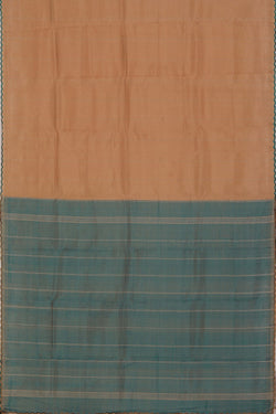 Image of Mangalgiri Silk Beige Saree