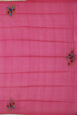 Image of Mangalgiri Silk Green Saree
