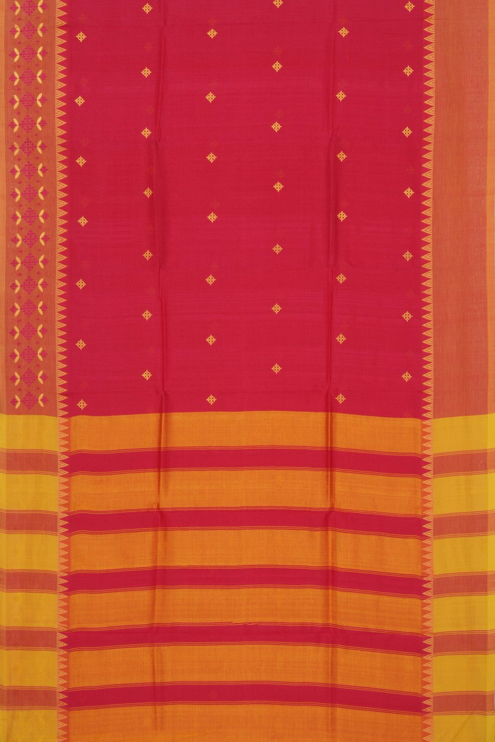 Kasuti Embroidery Mangalgiri Silk Saree