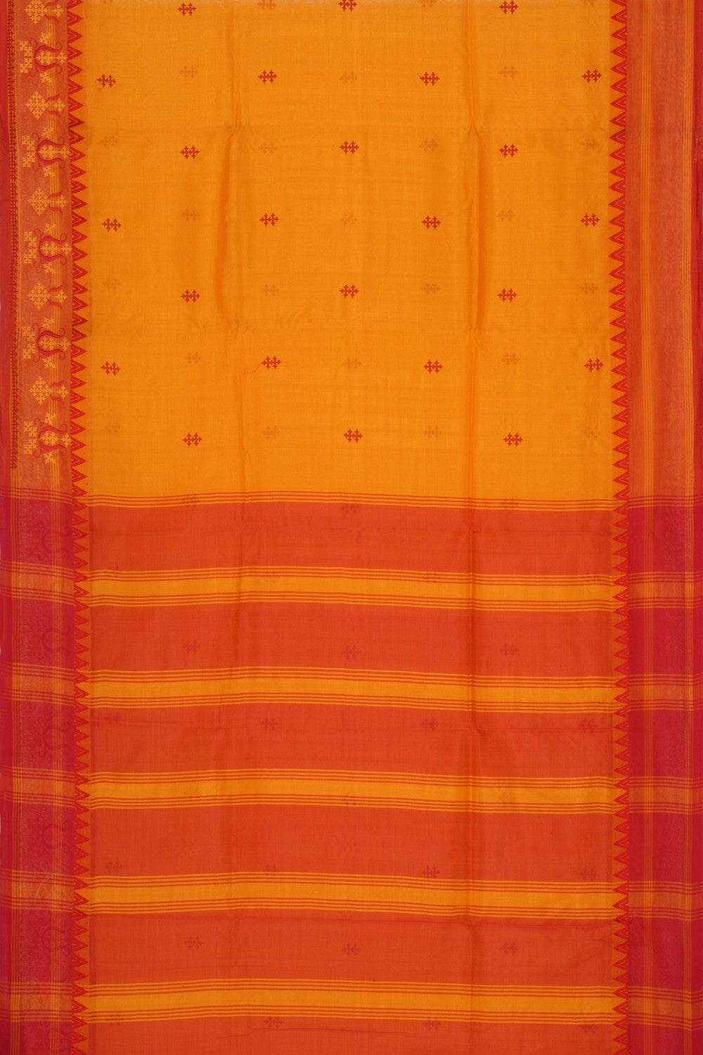 Kasuti Embroidery Mangalgiri Silk Saree