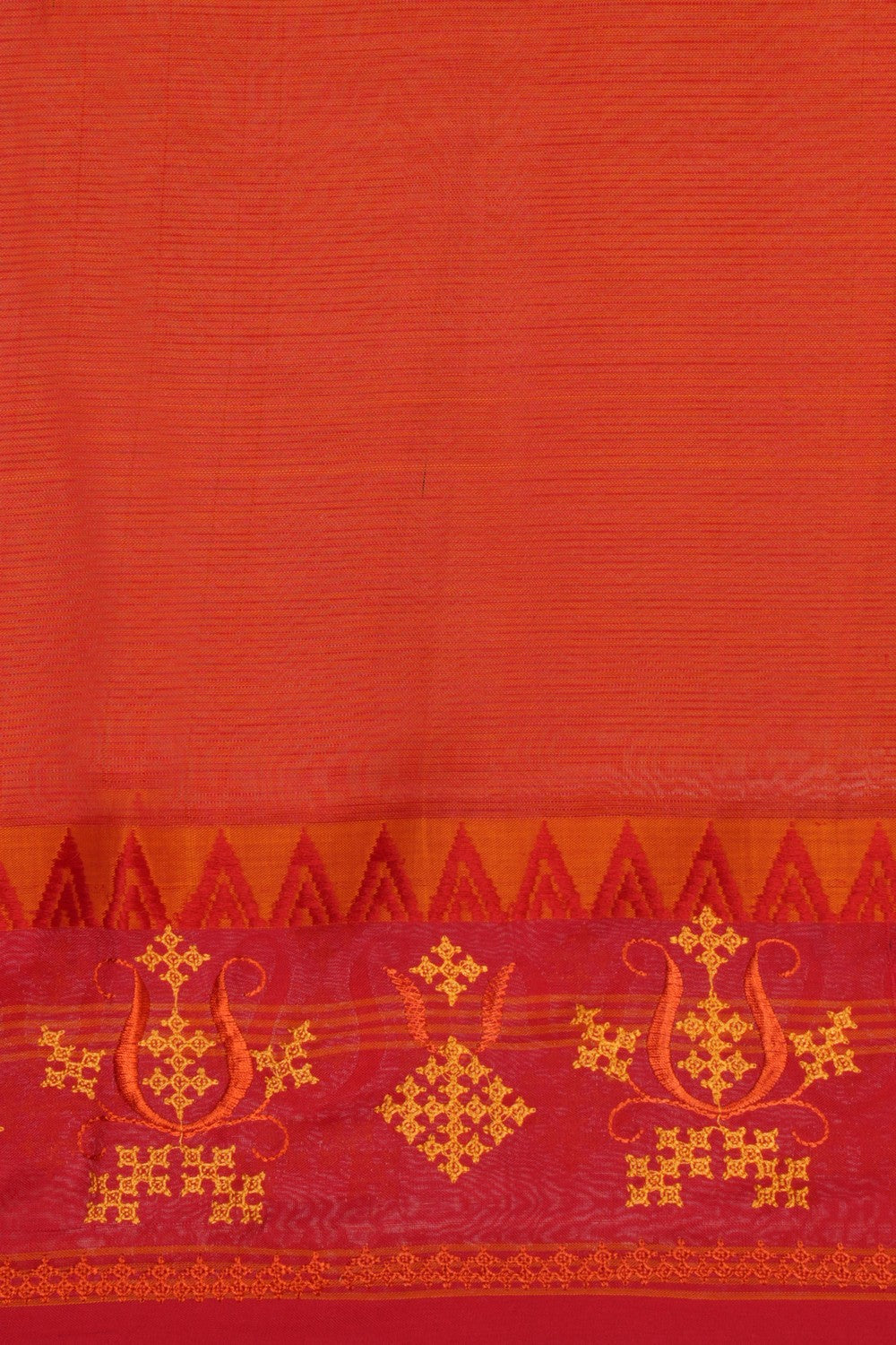 Kasuti Embroidery Mangalgiri Silk Saree