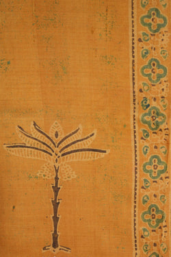 Image of Tussar Silk Embroidery Saree