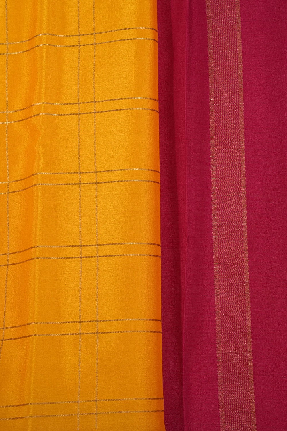 Mysore Binny Crepe Silk Kattam Saree