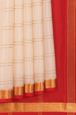 Image of Mysore Binny Crepe Silk Kattam Saree