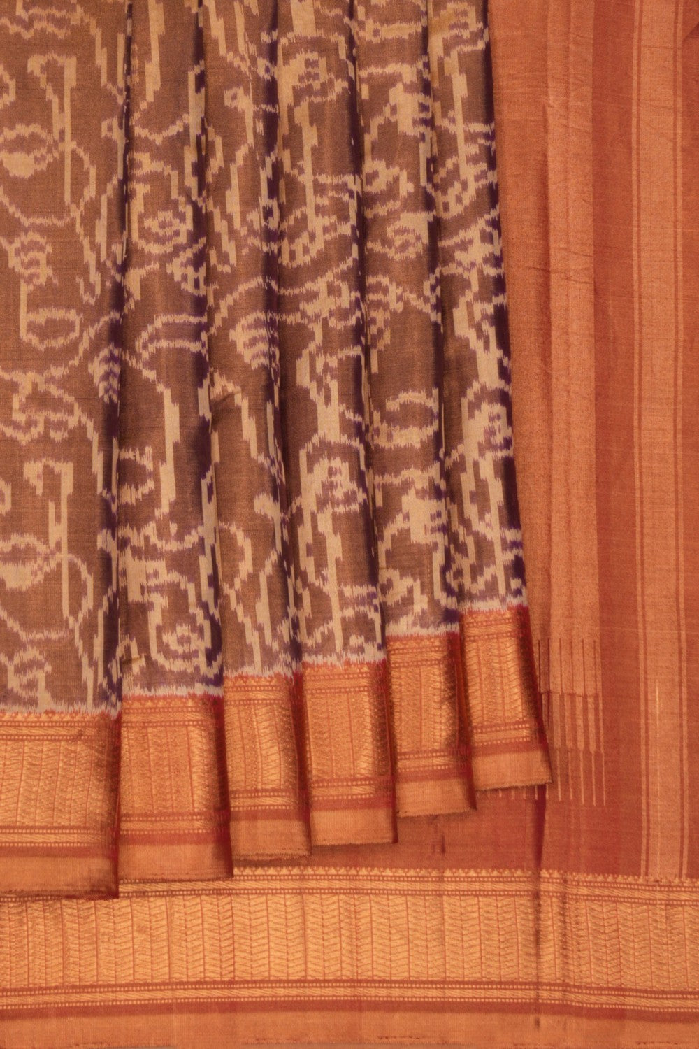 Pochampally Tissue Silk Purple Saree