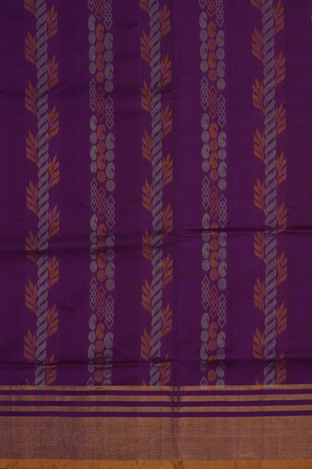 Image of Violet Uppada Silk Saree