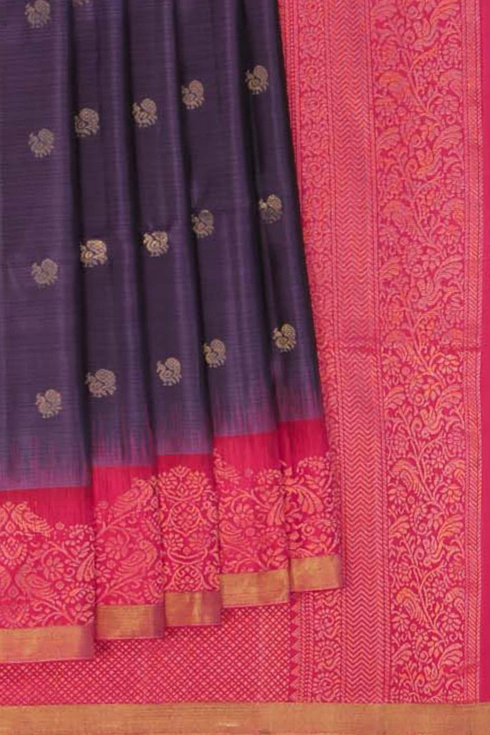 Image of Purple South Silk Saree