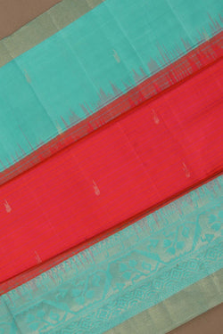 Image of Pink South Silk Saree