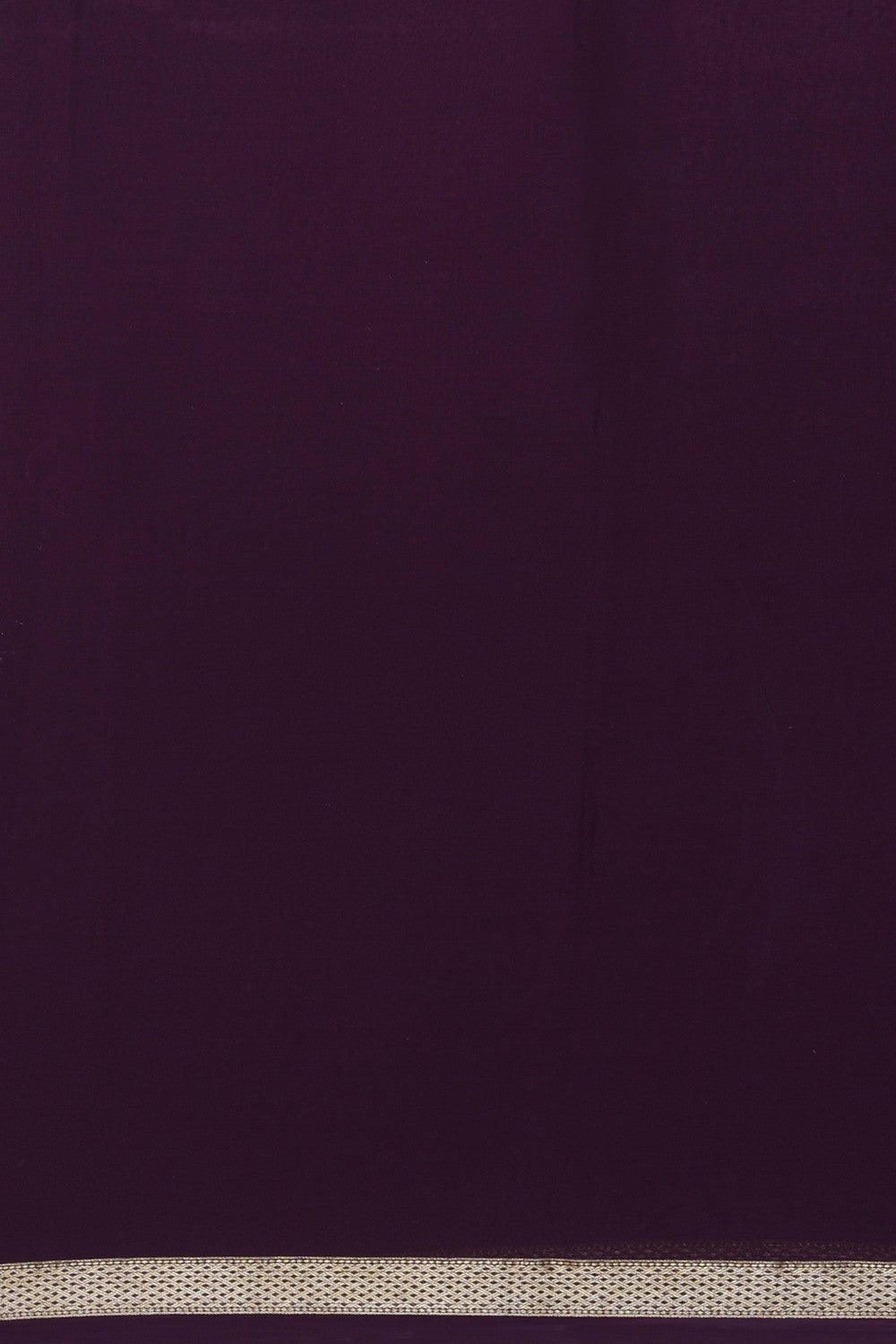 Image of Chiffon Embroidery Violet Saree