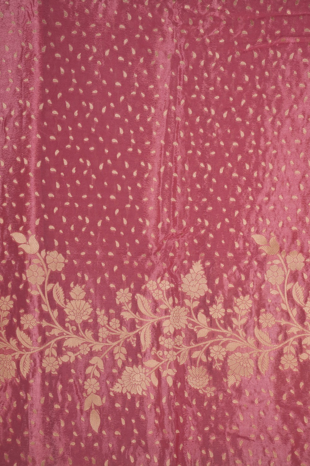 A Pretty Silk Pink Saree