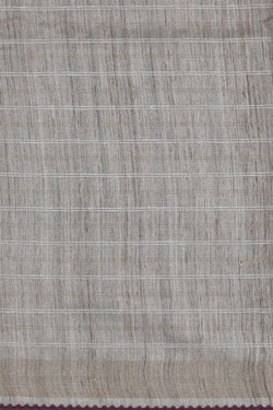 Image of Tussar Silk Beige Saree