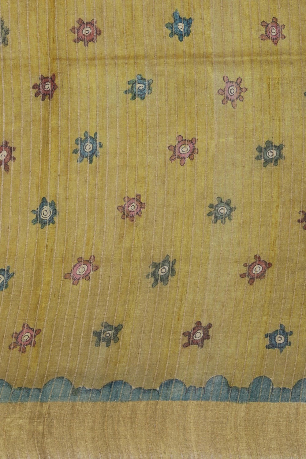 Kalamkari Hand-Painted Saree