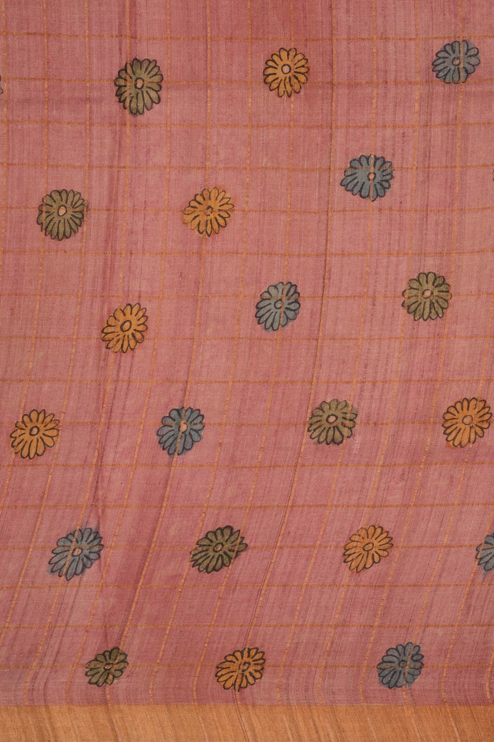 Kalamkari Hand-Painted Saree