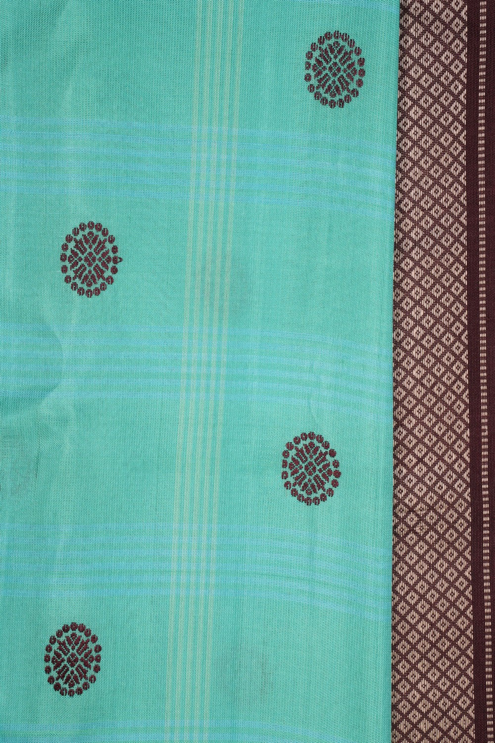 Gadwal Silk Sea Blue Saree