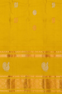 Image of Gadwal Silk Purple Saree