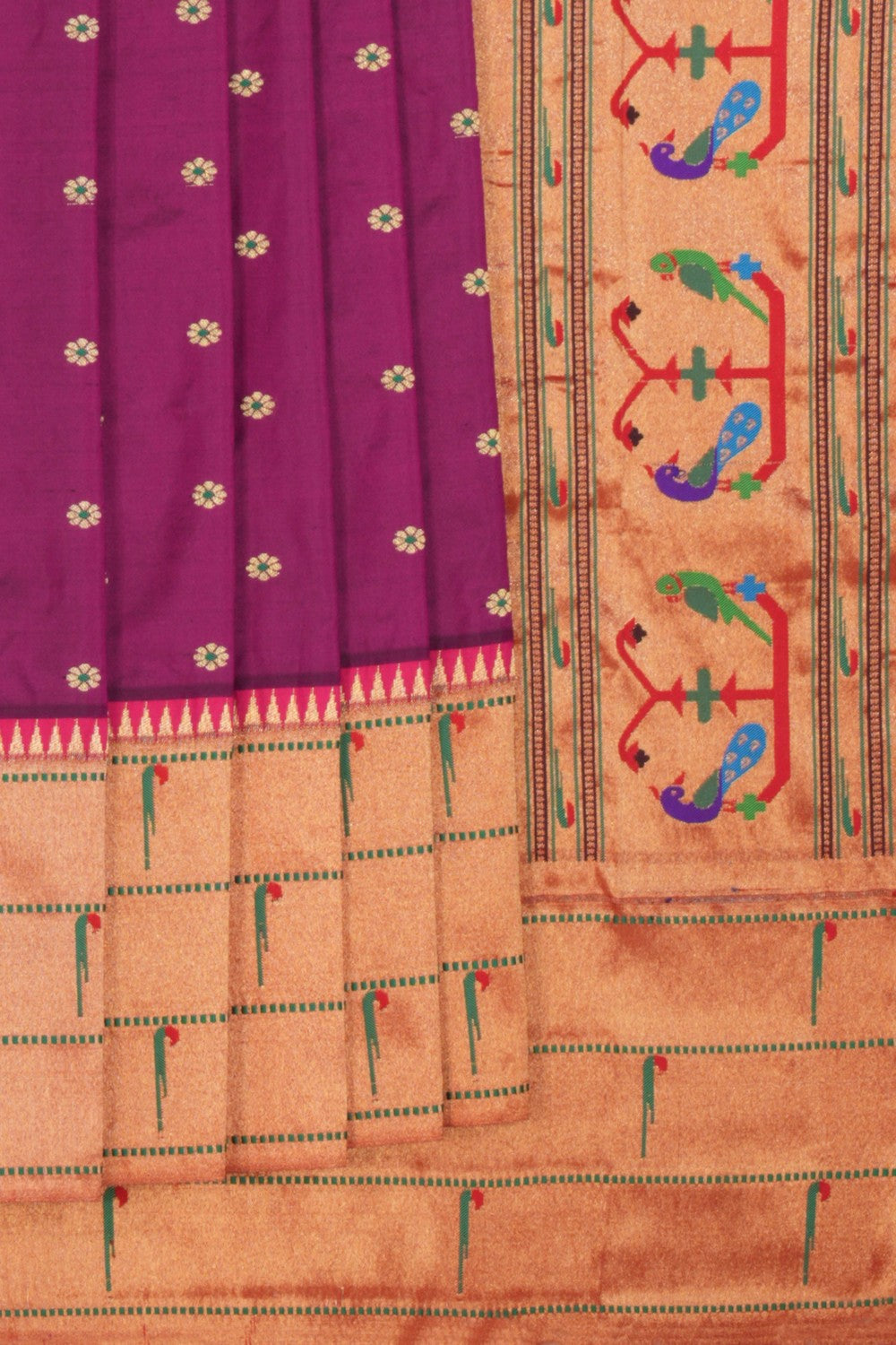 Paithani Silk Purple Saree