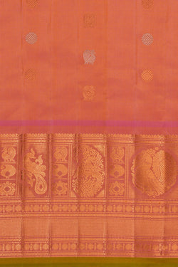 Image of Gadwal Silk Violet Saree