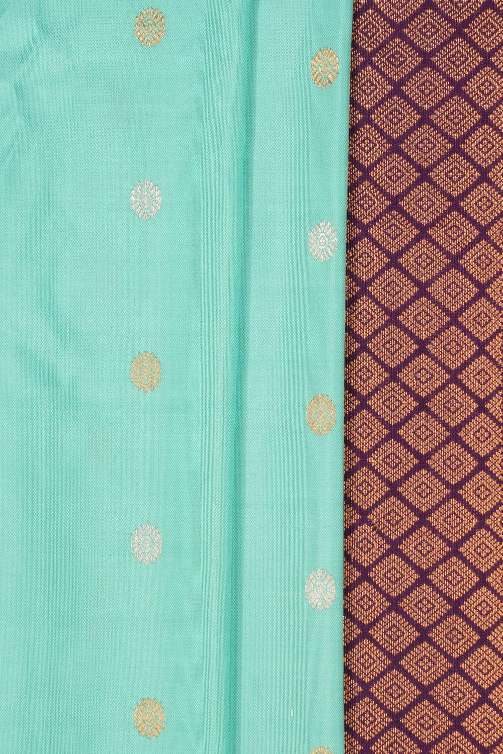 Gadwal Silk Sea Green Saree