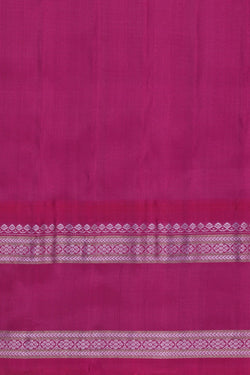 Image of Gadwal Silk Cream Saree