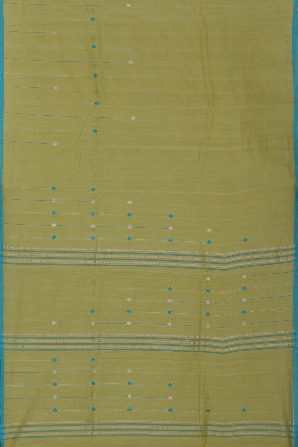 Cotton Green Saree