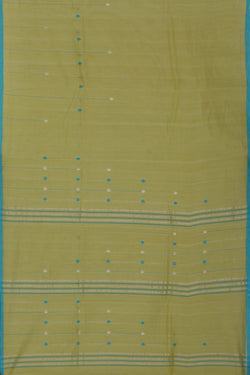 Image of Cotton Green Saree