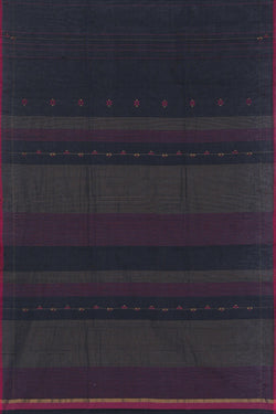 Image of Cotton Black Saree