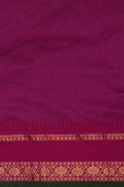 Image of Narayanpet Silk Indigo Blue Saree