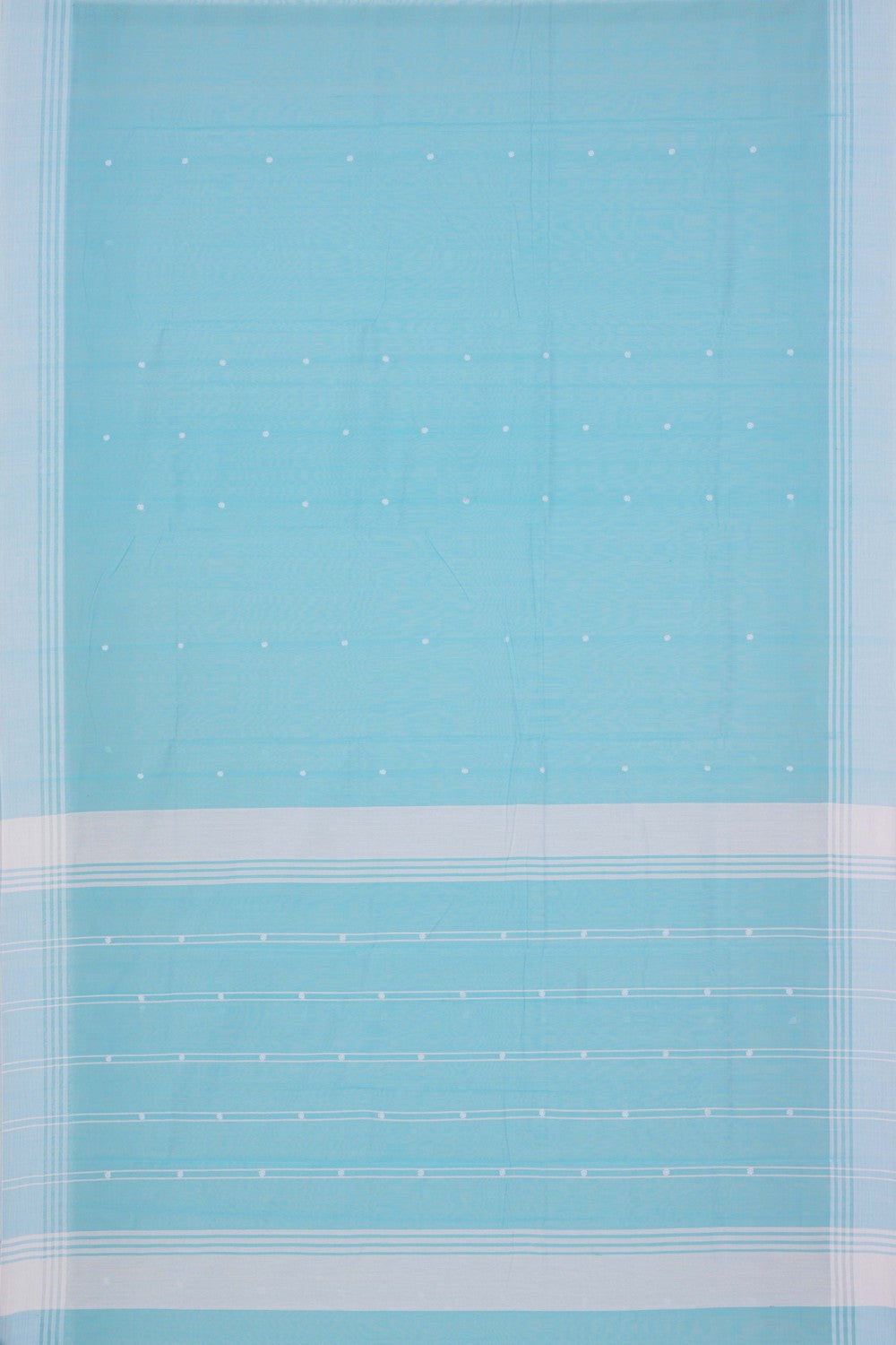 Chanderi Cotton Light Blue Saree