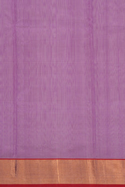 Image of Chanderi Cotton Silk Purple Saree