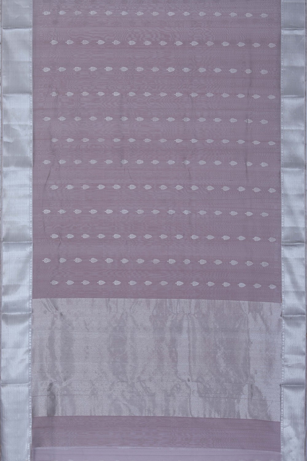 Chanderi Cotton Silk Purple Saree