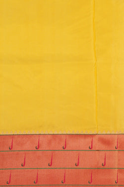 Image of Paithani Yellow Saree