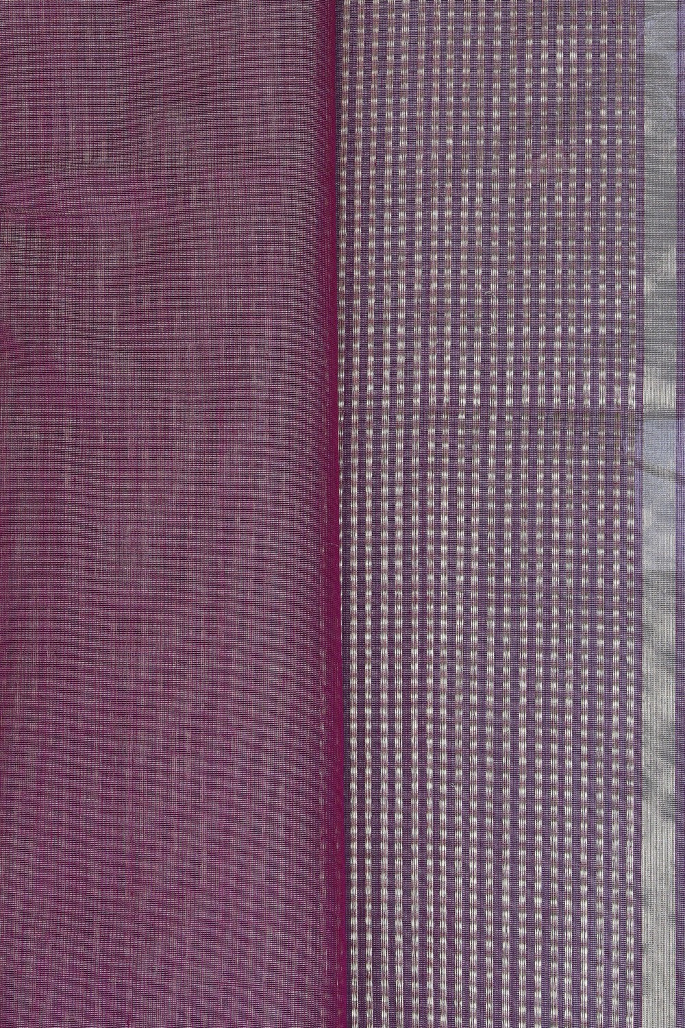 Image of Chanderi Tissue Silk Purple Saree