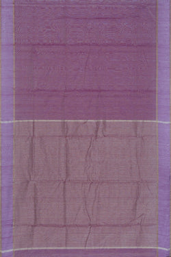 Image of Chanderi Tissue Silk Purple Saree