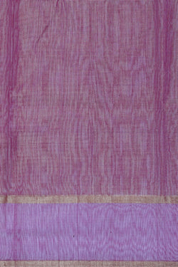 Image of Chanderi Tissue Silk Purple Saree