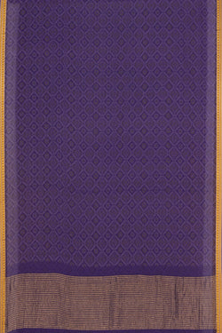 Image of Mysore Chiffon Bandhani Printed Purple Saree