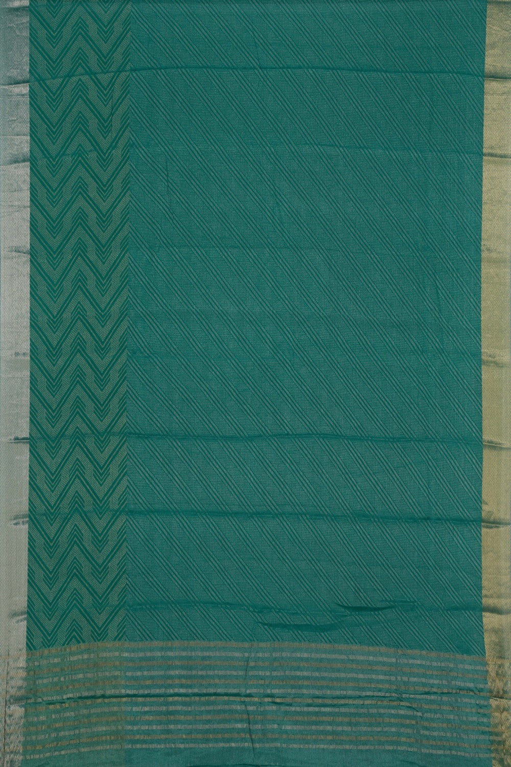 Georgette Teal Green Saree