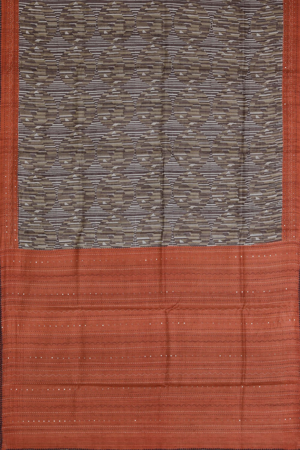 Tussar Silk Embroidery Saree