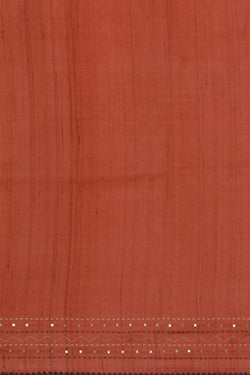 Image of Tussar Silk Embroidery Saree