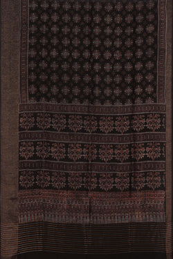 Image of Ajrakh Printed Saree