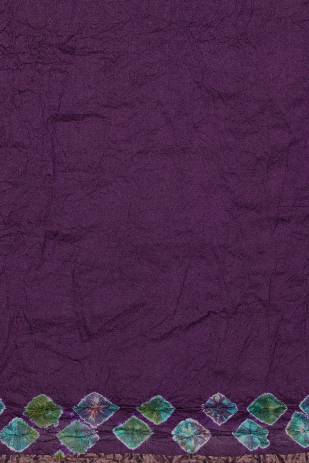 Bandhani Purple Saree