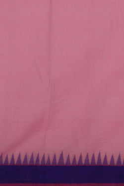 Image of Uppada Cotton Lotus Pink Saree