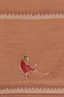 Image of Mangalgiri embroidery saree