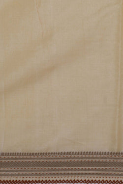 Image of Tussar Silk Embroidery Saree