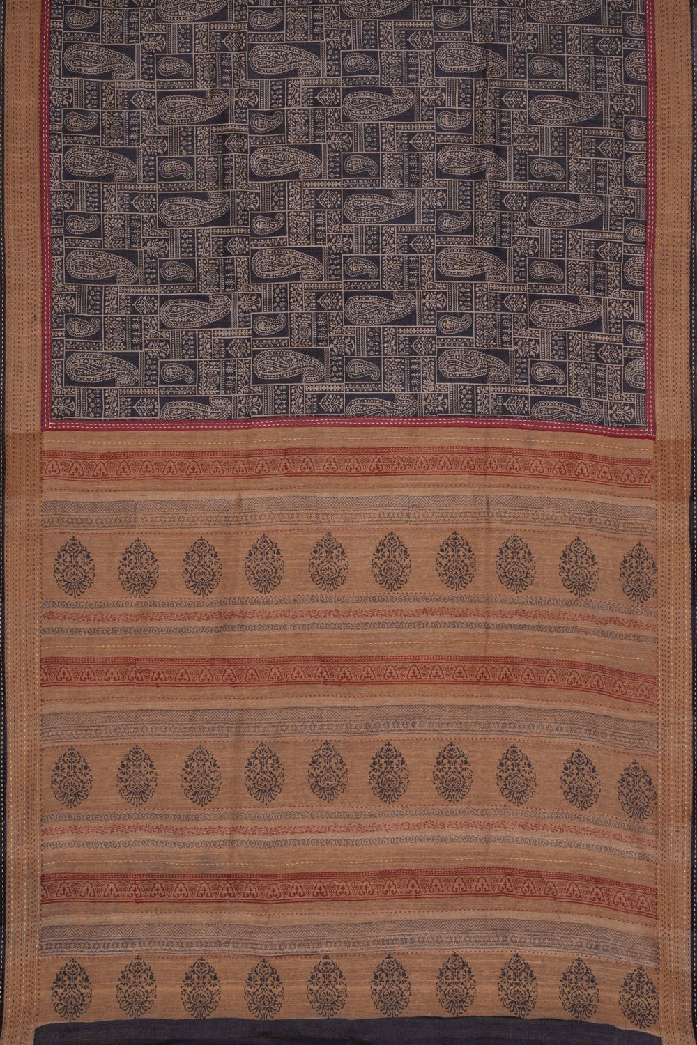 Tussar Silk Embroidery Saree