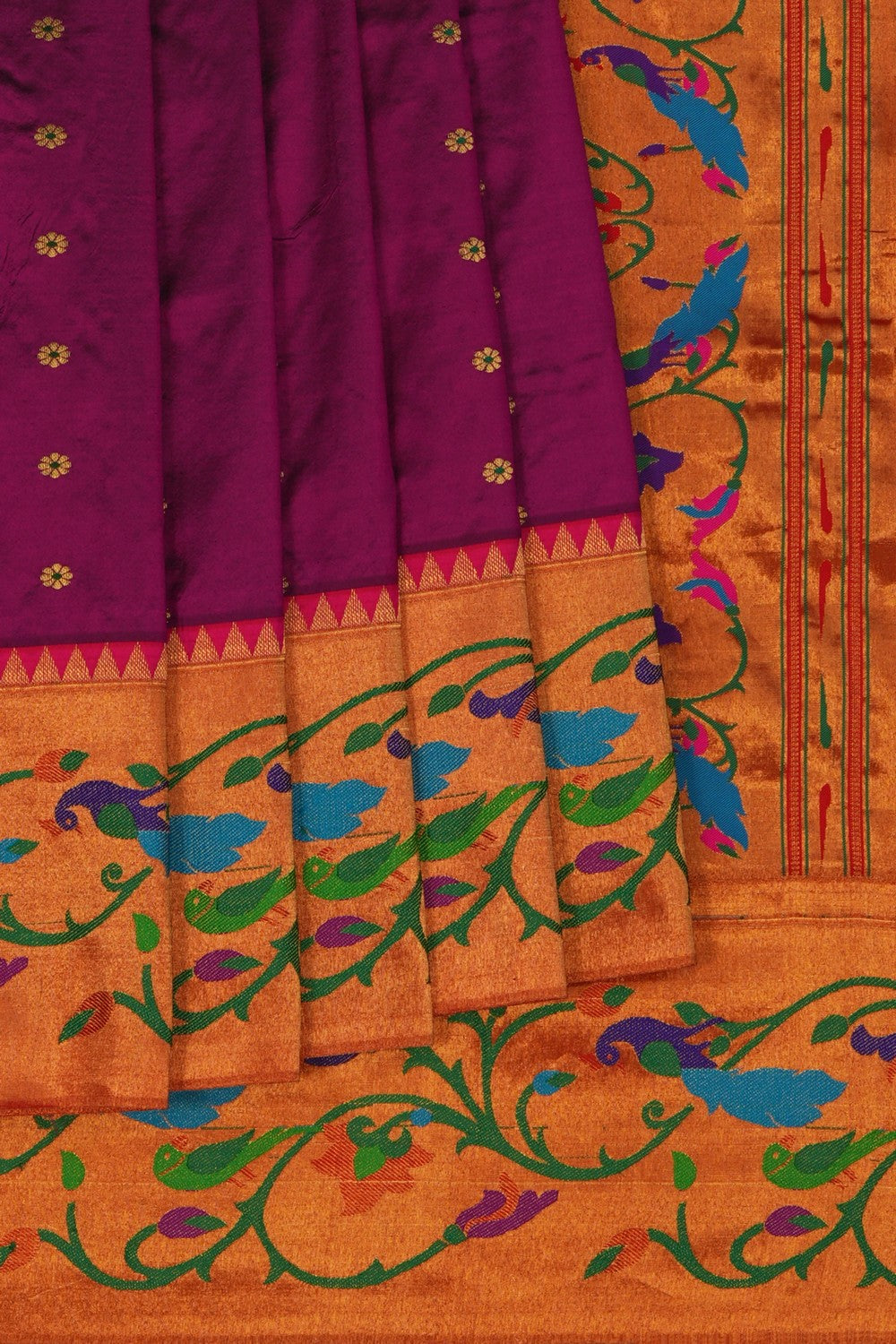 Image of Paithani Purple Saree