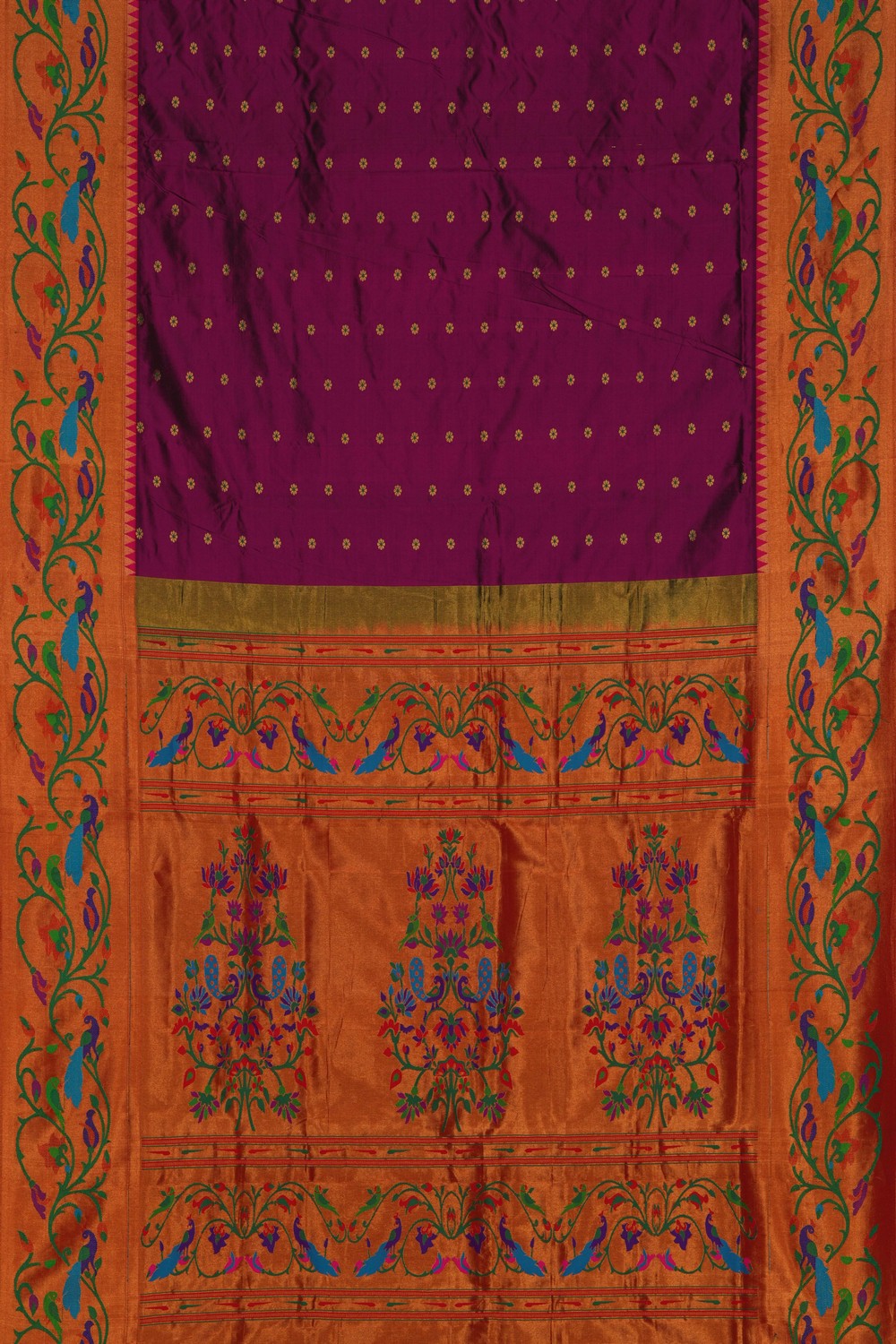 Image of Paithani Purple Saree