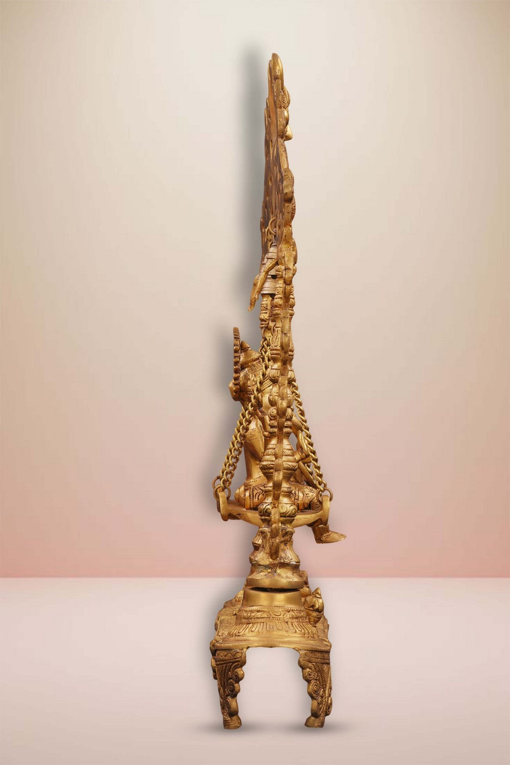 Image of Brass Ganesh on Swing Blessing Posture